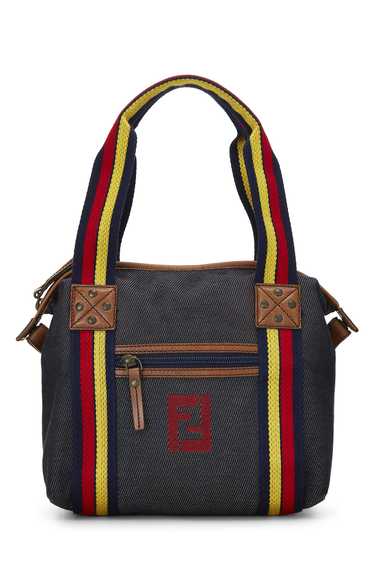 Multicolor Denim Handbag