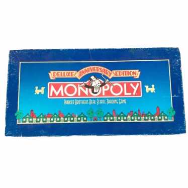 Vintage Monopoly Deluxe Anniversary game