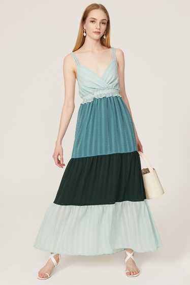 Slate & Willow Blue Tiered Maxi