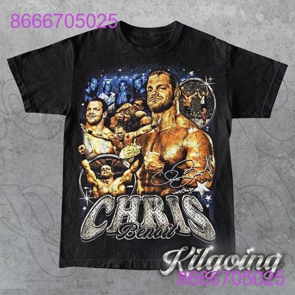 90s Vintage Limited Edition Chris Benoit T-Shirt … - image 1