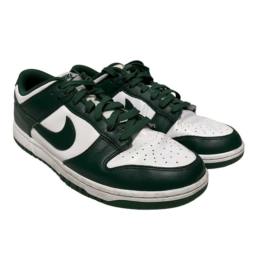 NIKE/Low-Sneakers/US 11/Leather/GRN/michigam low - image 1