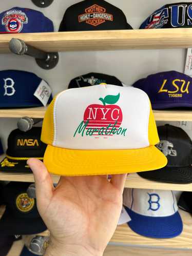 Vintage 1980s NYC Marathon Full Foam Snapback