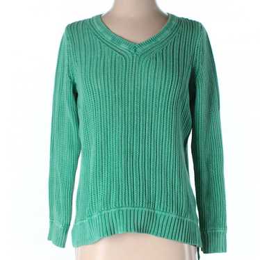 Style & Co Green Ribbed Pullover Sweater - image 1