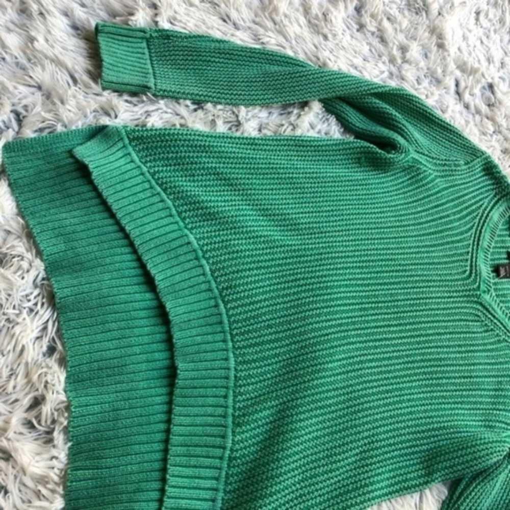 Style & Co Green Ribbed Pullover Sweater - image 6