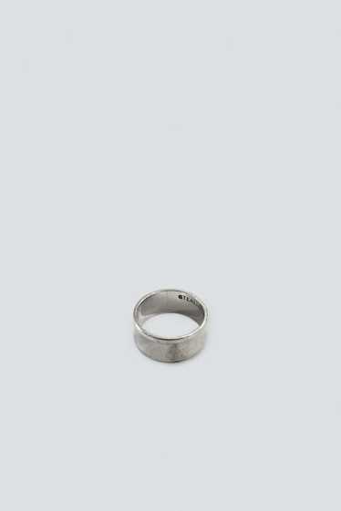 Sterling Silver Concave Straight Band