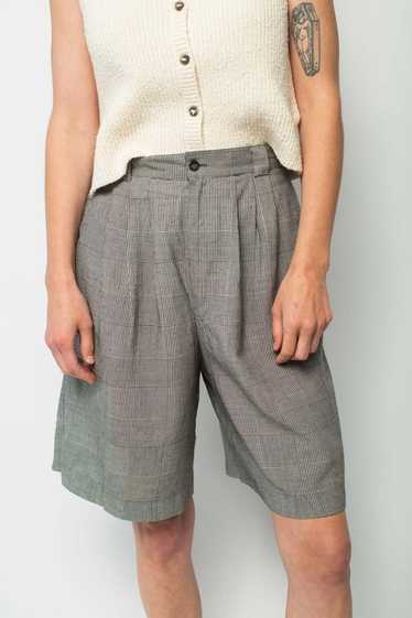 Trouser Shorts - Glen Check