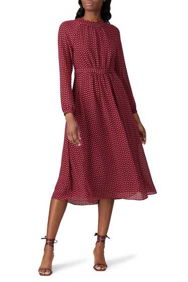 Boden Red Heart Printed Dress