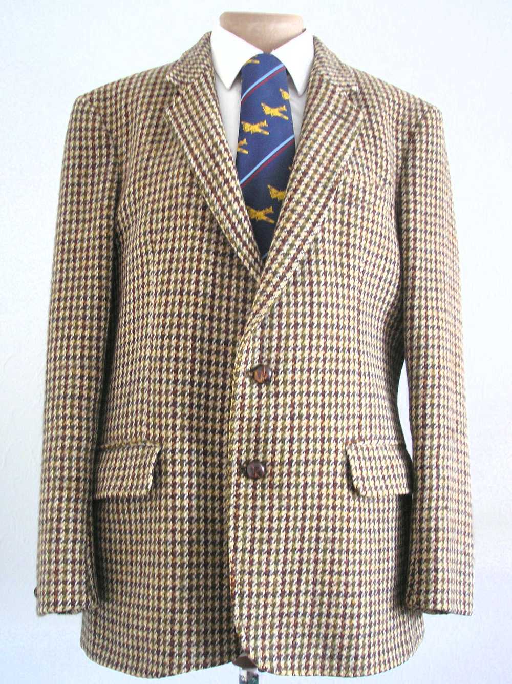 Vintage Pure Wool HARRIS TWEED Blazer - Dunn & Co… - image 3