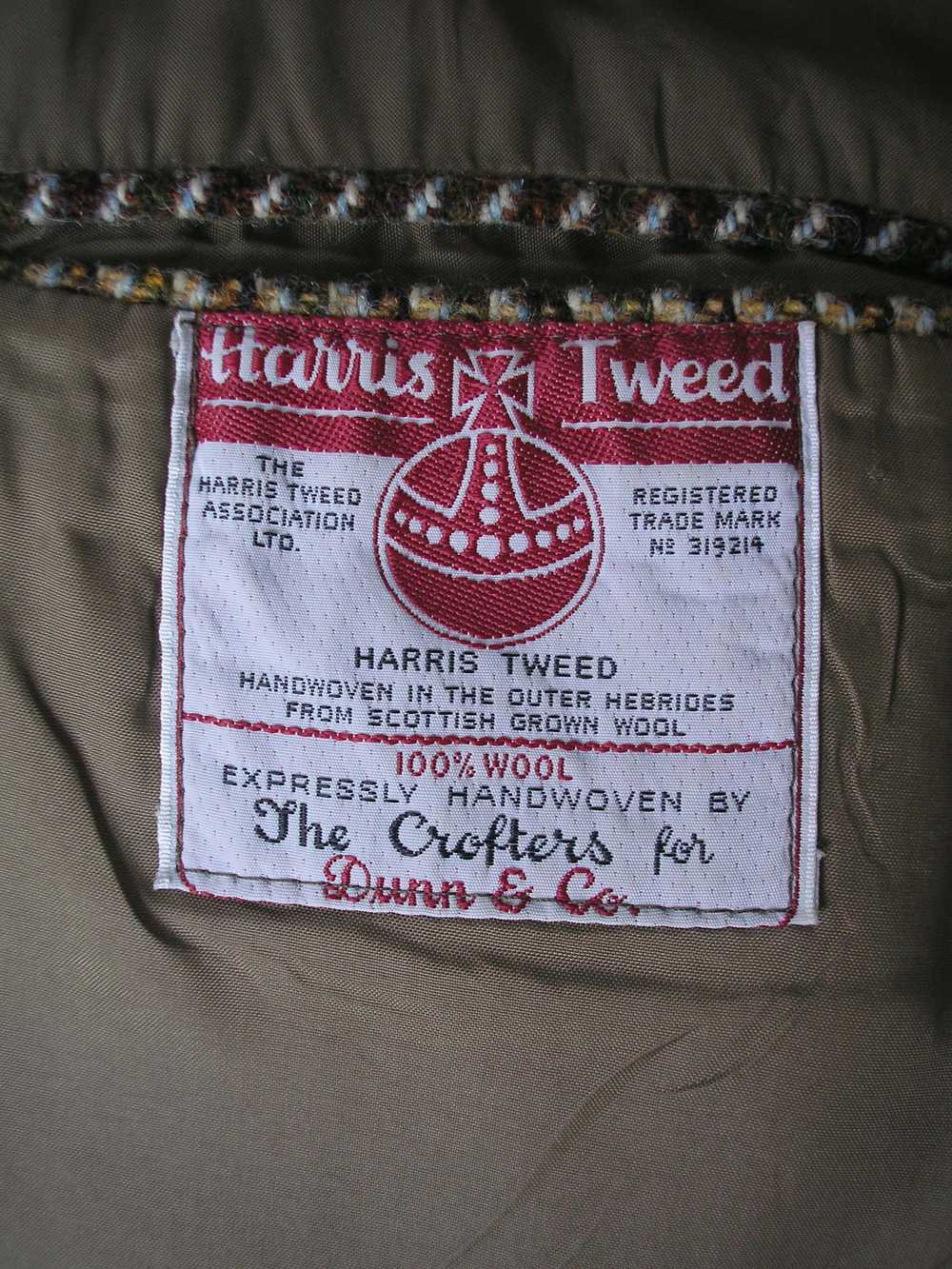 Vintage Pure Wool HARRIS TWEED Blazer - Dunn & Co… - image 5