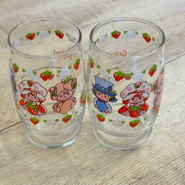 Vintage Strawberry Shortcake Huckleberry Mini Glas