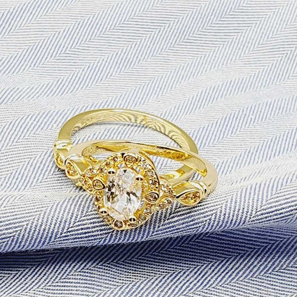 ✨Luxury Oval Gems Noble Vintage Zircon Rings for … - image 11