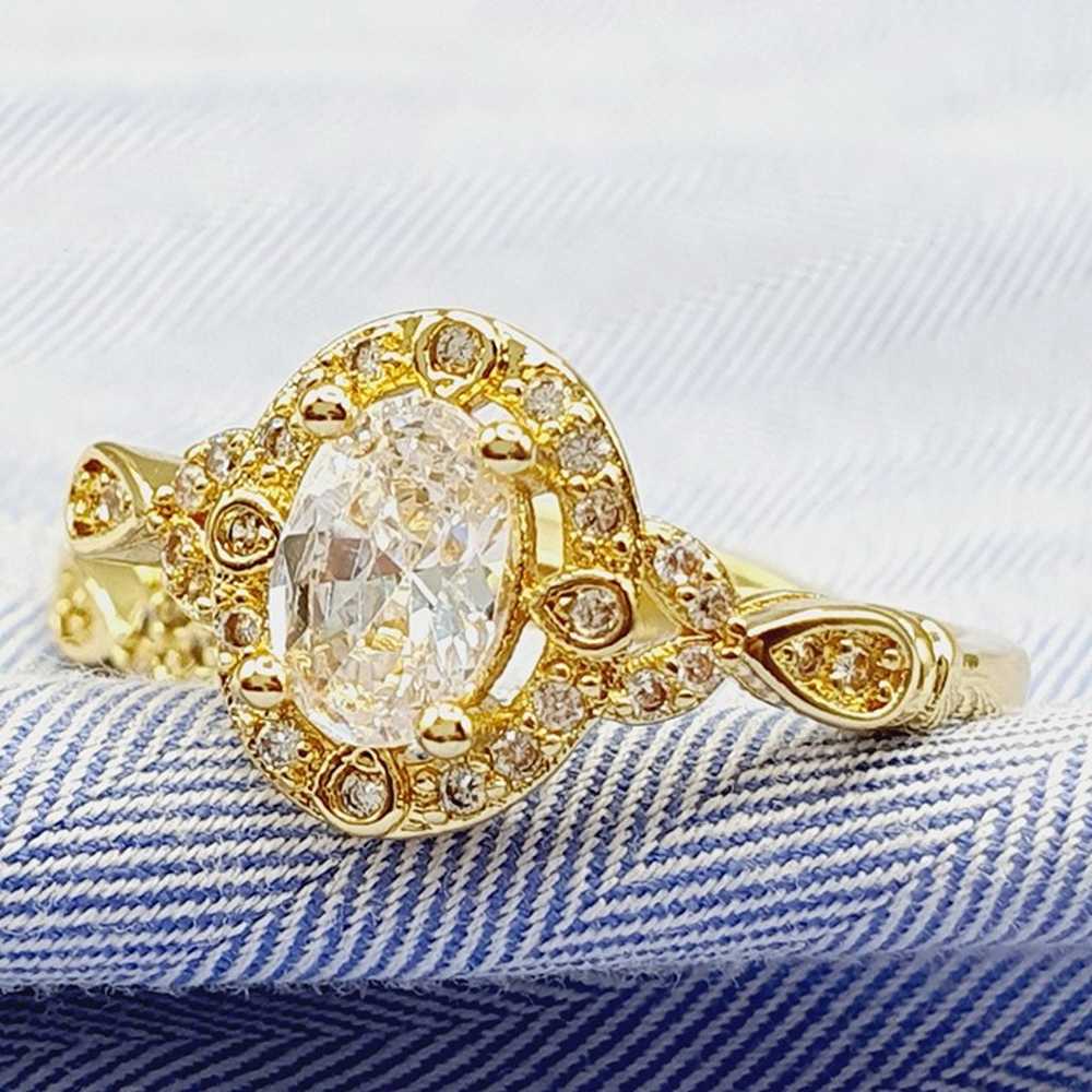 ✨Luxury Oval Gems Noble Vintage Zircon Rings for … - image 12