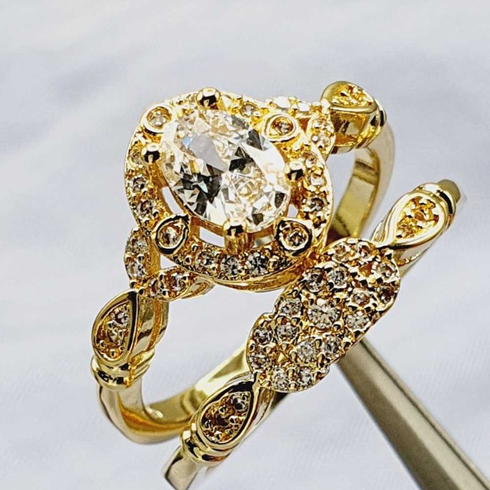 ✨Luxury Oval Gems Noble Vintage Zircon Rings for … - image 7
