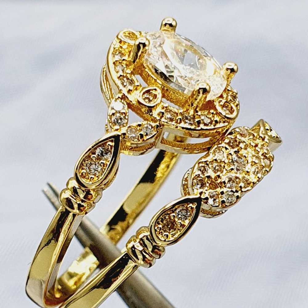 ✨Luxury Oval Gems Noble Vintage Zircon Rings for … - image 8
