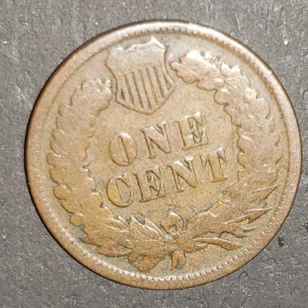 1896 INDIAN HEAD PENNY - image 2