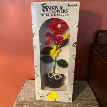 Vintage 1988 Rock N Flowers