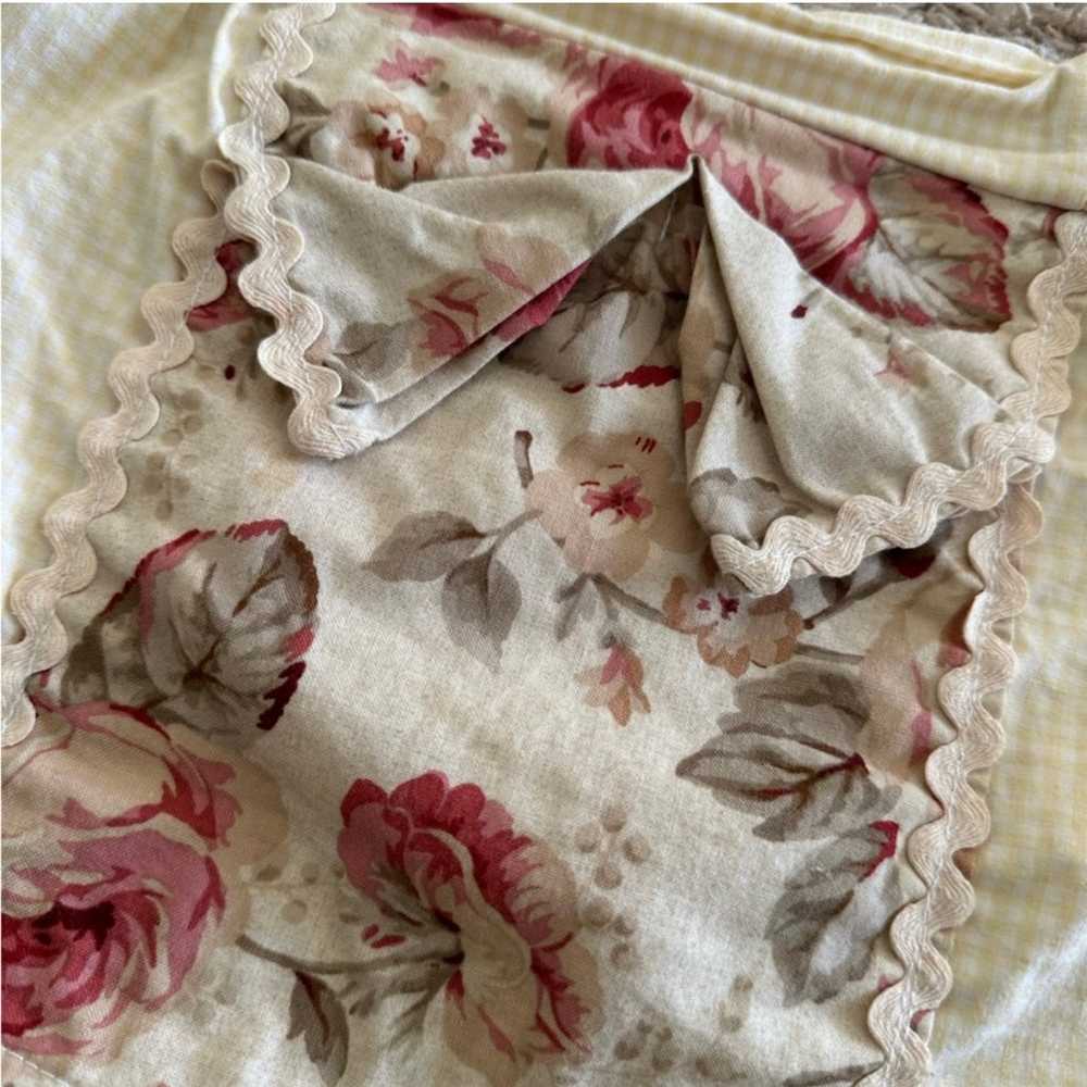 Cream Floral Rickrack Bow Skirt Girls Size: 3T - image 2