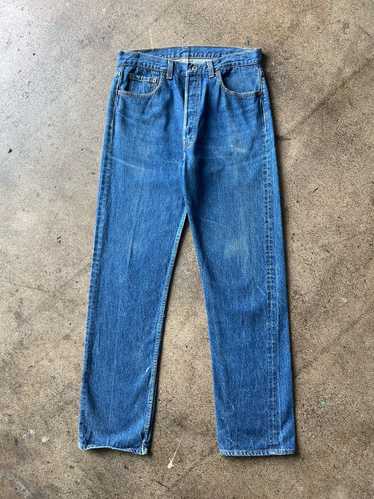 1990s Levi's 501 Darker Blue Wash Jeans 32" x 32.5