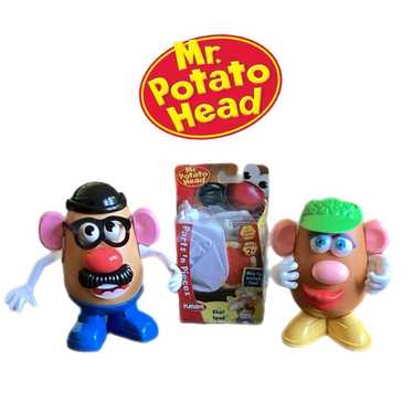 mr potato head and mrs potato head and accessories - image 1
