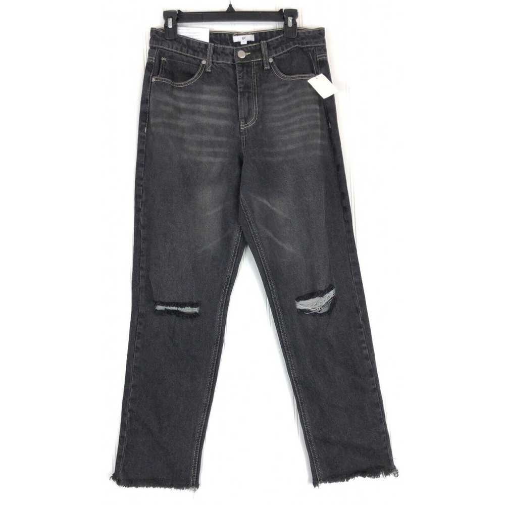 BP.  jeans ripped black high waist ankle Mom size… - image 1