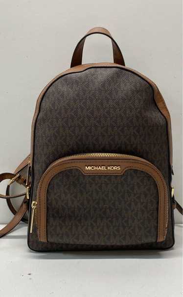 Michael Kors Monogram Signature Jaycee Backpack Br