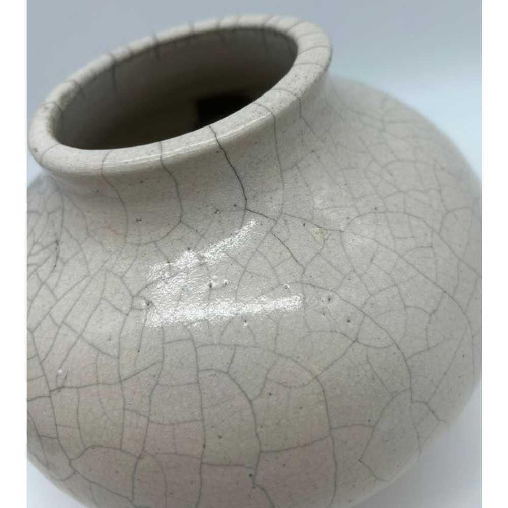 MCM Crackle Glaze Dryden Ceramic Glaze Vase - image 7