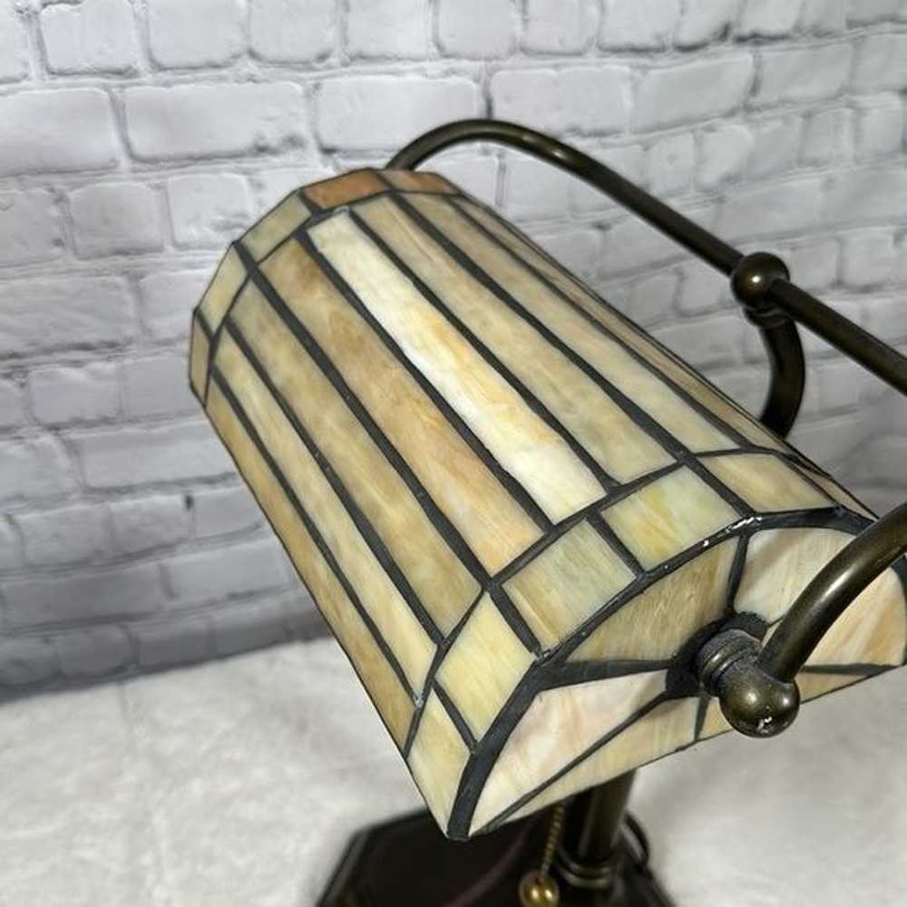 Bankers Lamp Tiffany Table Desk Lamp Stained Glas… - image 2