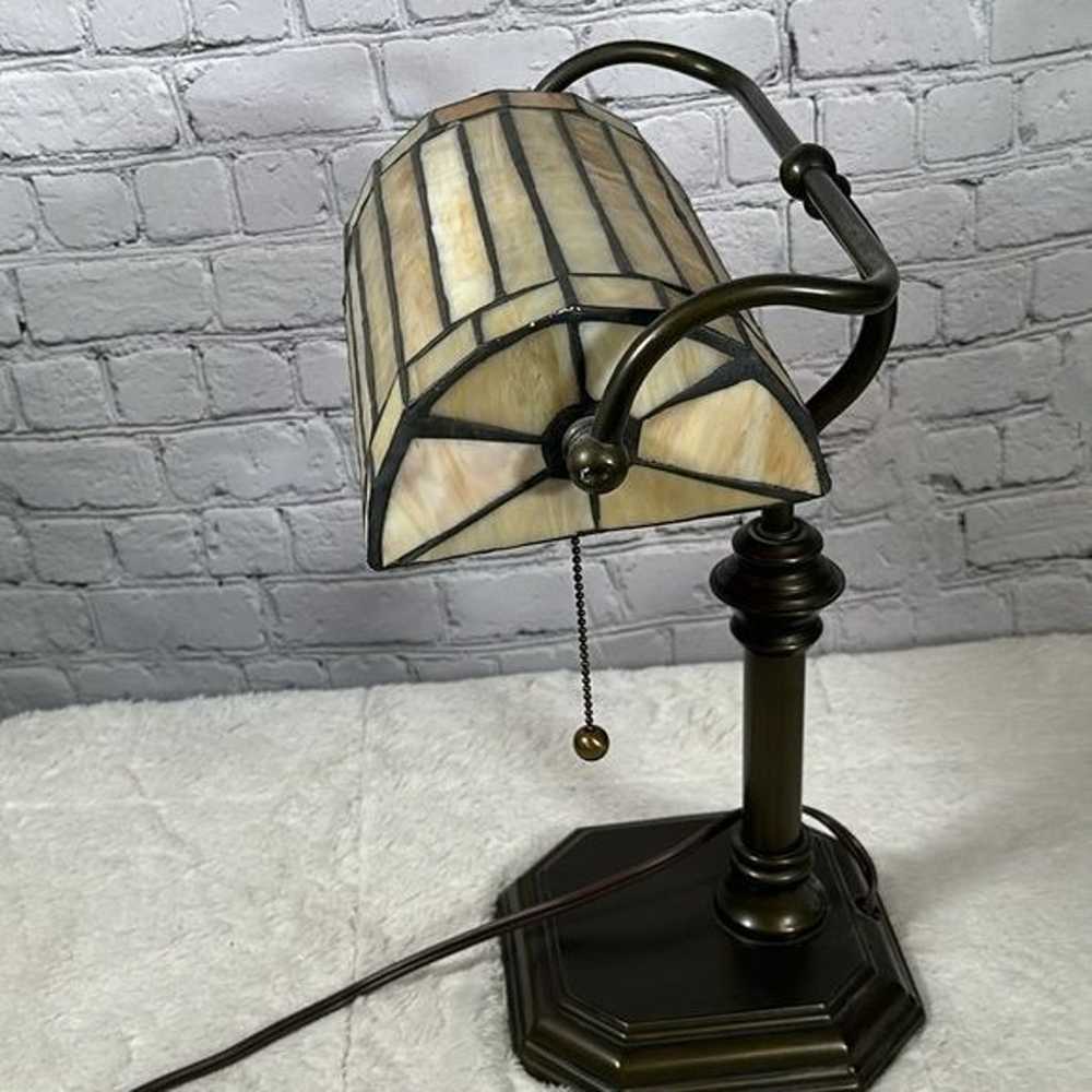 Bankers Lamp Tiffany Table Desk Lamp Stained Glas… - image 6