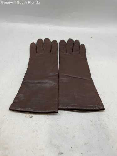 Grandoe Womens Brown Leather Gloves Size 7 1/2
