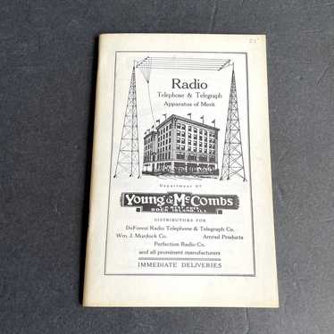 Radio Telephone & Telegraph Catalog 1920 Young McC