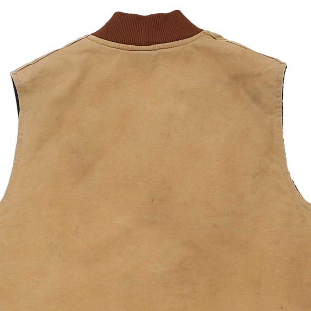 Heavily Worn Carhartt Gilet - Large Beige Cotton - image 7