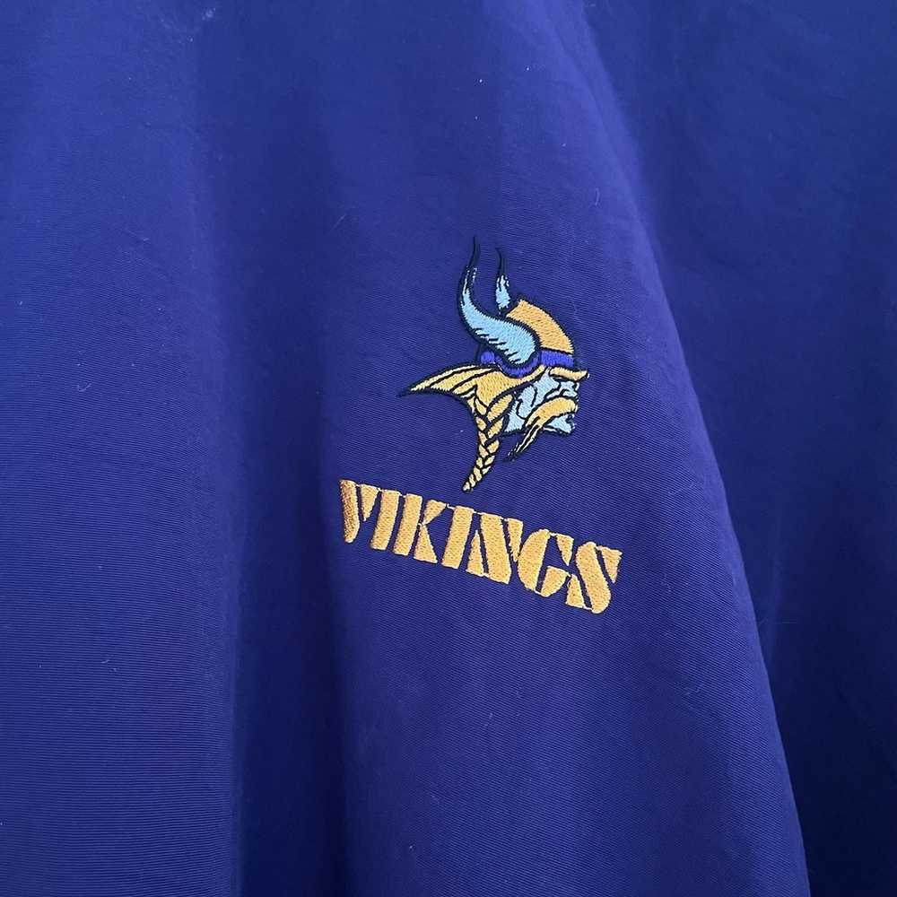 Minnesota Vikings Vintage Windbreaker sweater men… - image 2