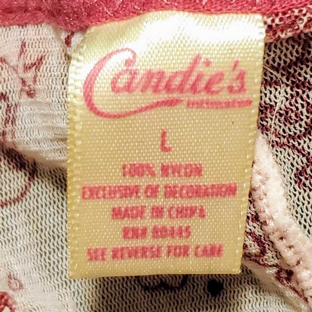 CANDIE'S 90'S RETRO SHEER LACE MINI SLIP DRESS! - image 3