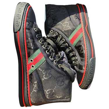 Gucci Cloth lace ups