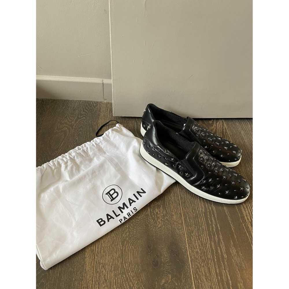 Balmain Leather flats - image 2