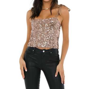 Free People pre-loved hey girl sequin cami for wom
