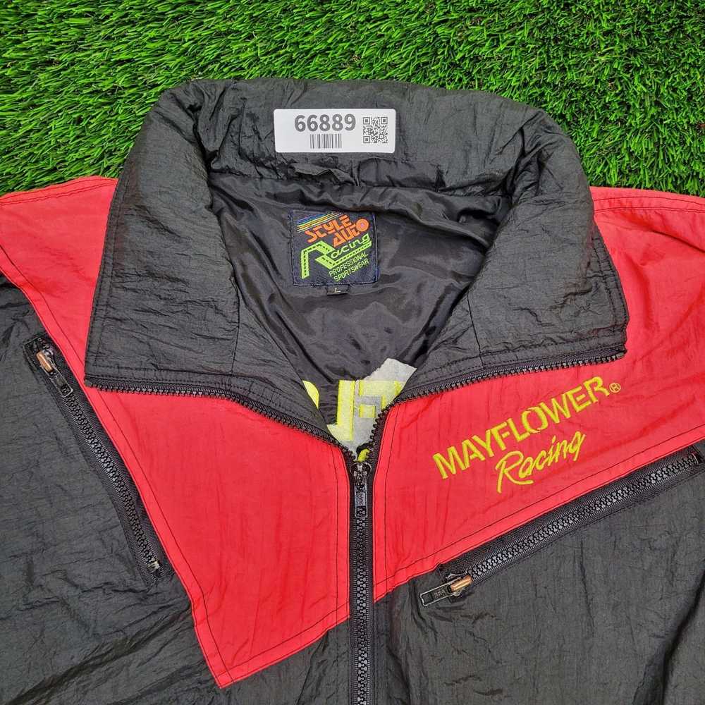 Vintage Vintage Mayflower Racing Jacket Large 24x… - image 9