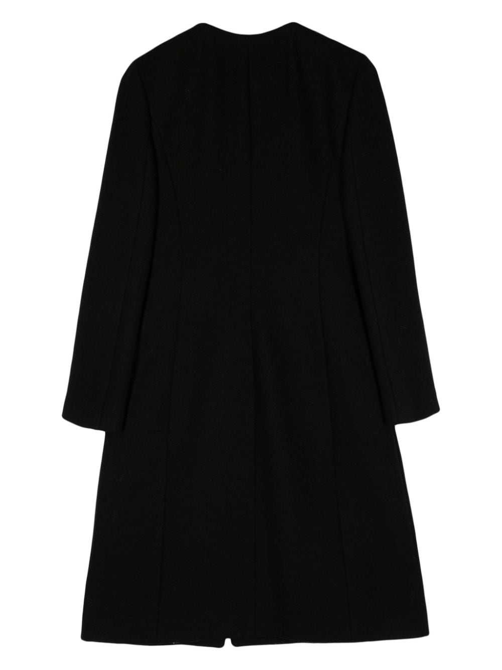 Gucci Pre-Owned 1990-2000s wool long coat - Black - image 2