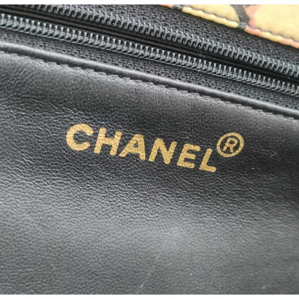 Chanel Vintage Cc Chain leather tote - image 9