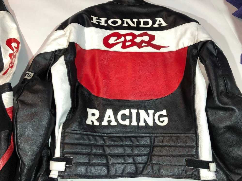 Genuine Leather × Honda × Racing Honda Vintage Mo… - image 11