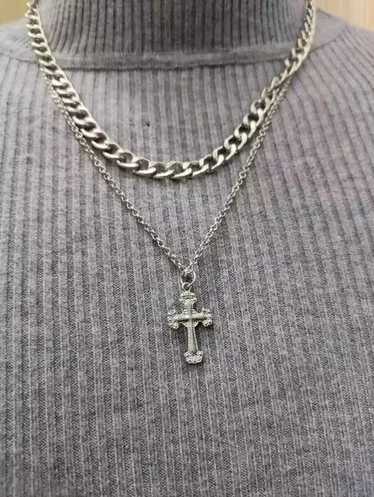 Chain × Jewelry × Vintage Cross Streetwear Necklac