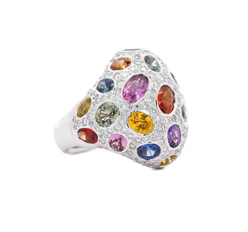 9.31 CTTW Mixed Color Sapphire, Amethyst, Garnet,… - image 2