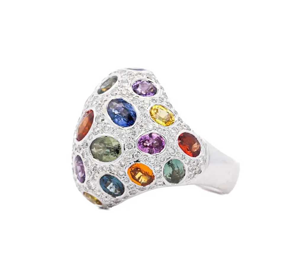 9.31 CTTW Mixed Color Sapphire, Amethyst, Garnet,… - image 3