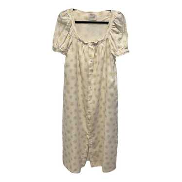 Sleeper Linen mid-length dress