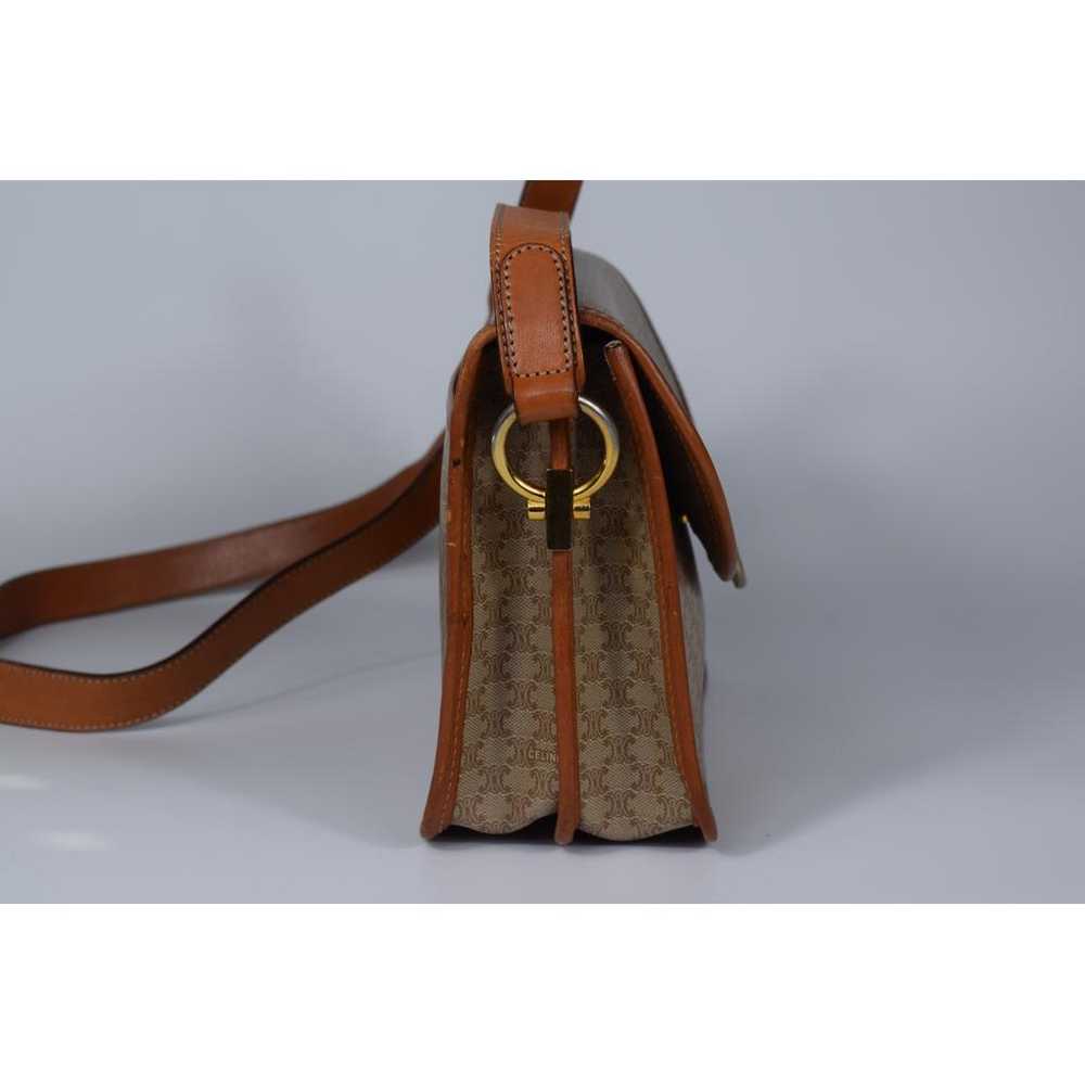 Celine Triomphe Vintage cloth crossbody bag - image 6
