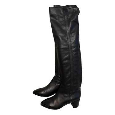 Chanel Leather riding boots