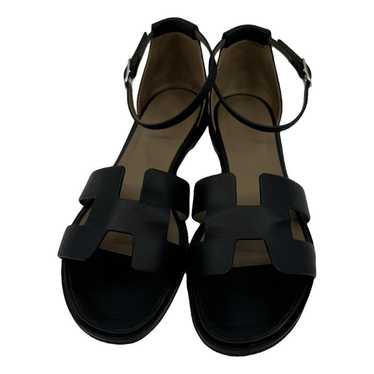 Hermès Santorini leather sandal