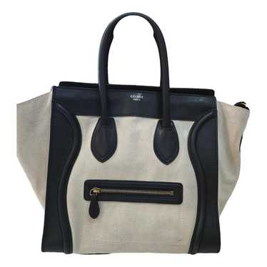 Celine Luggage cloth handbag