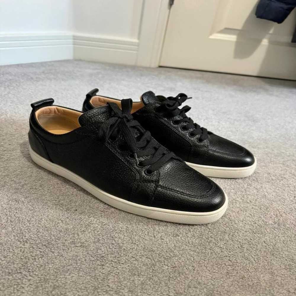 Christian Louboutin Rantulow leather low trainers - image 2