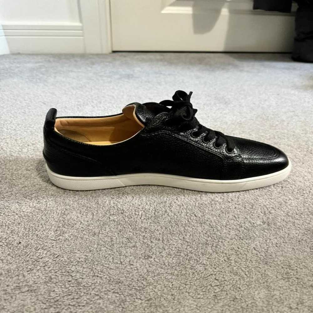 Christian Louboutin Rantulow leather low trainers - image 3